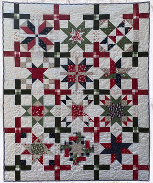 
                  
                    Christmas Stars Throw Quilt with festive patchwork design
                  
                