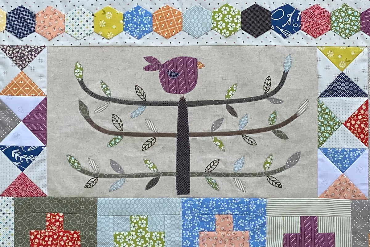 We Three Birds Quilt - Fun Bird Appliqué & EPP Blocks Design – The ...