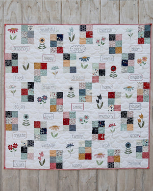 
                  
                    Sweetwater quilt – Nostalgic and whimsical design with Vintage collection by Moda Fabrics.
                  
                