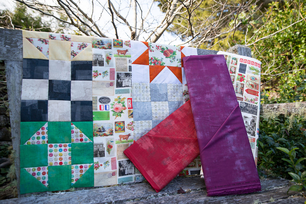 Vintage Pieced Mystery Quilt Monthly Project
